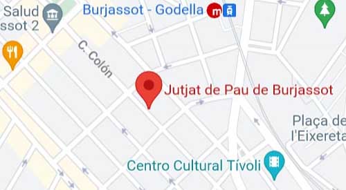 plano Registro Civil Burjassot